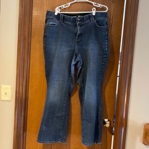 Lane Bryant boot cut jeans tighter tummy technology 20
